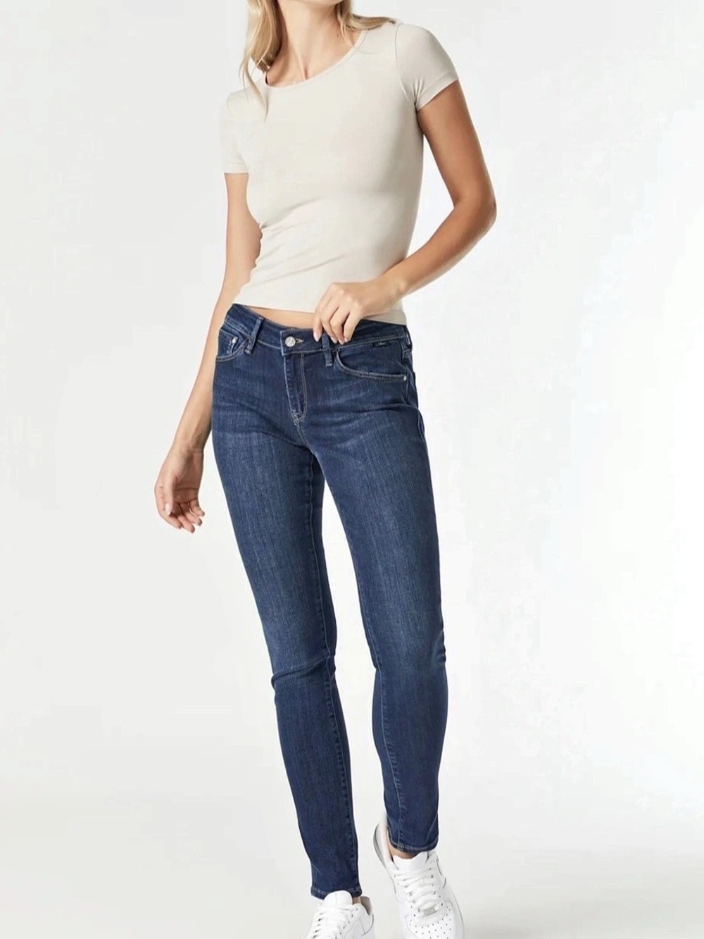 Mavi Alexa Skinny Jeans Dark Blue 27 / 28